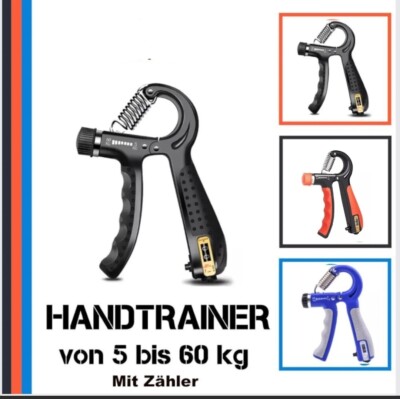 Fingertrainer Handtrainer Unterarmtrainer Fingerhantel Grip verstellbar 5-60kg