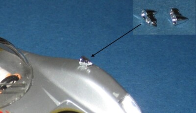 Rückspiegel (Sportspiegel) für Märklin Sprint Rennautos