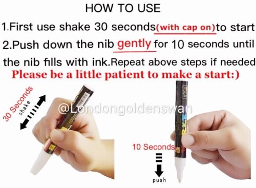 8 Colours Premium Liquid Chalk Marker Pen Blackboard Whiteboad Window Glass Sign - Picture 9 of 10