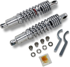 1310-1839 Premium Ride-Height Adjustable Shocks Harley 96-03 XL 12.5" Chrome