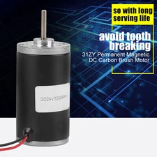 31ZY Permanent Magnetic DC Carbon Brush Motor CW/CCW (24V 3500rpm)
