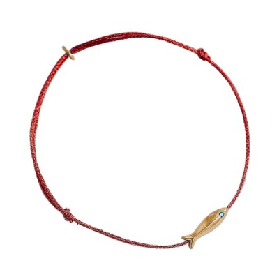 Red Thread Bracelets Little Fish Mother-Child Adjustable Woven Hand Rope