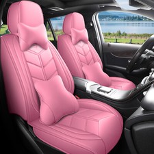 Universal 5 Seat Pu Leather Car Seat Cover Full Set Front Rear Cushion Protector