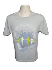 2012 JP Morgan Corporate Challenge Finisher Adult Small Gray Jersey