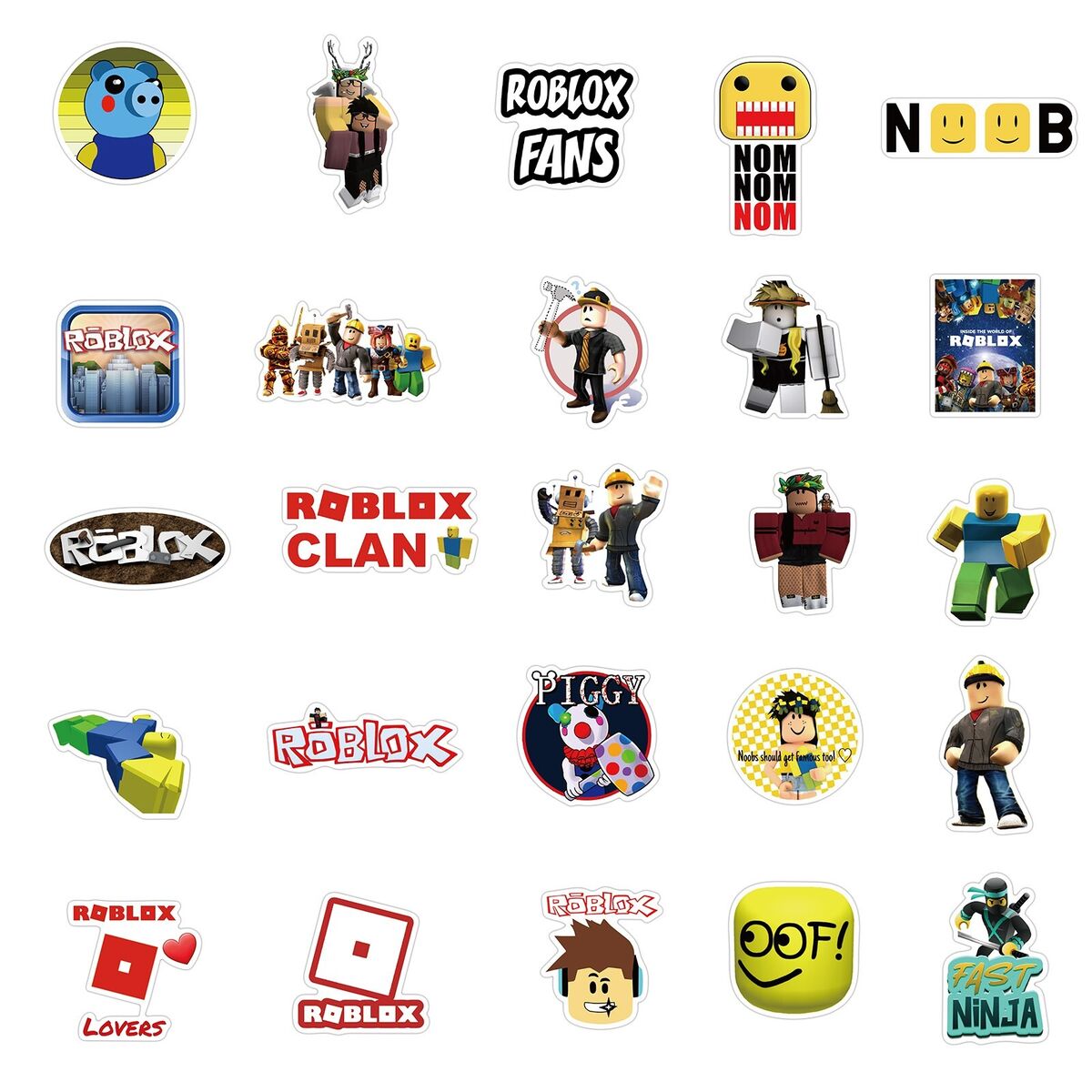 Neon Roblox Boy Sticker - Download Cool Roblox Stickers for Free