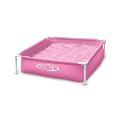 Intex Mini Frame 48 x48 x12  Kiddie Swim Pool, Color Varies | 57172EP | Open Box