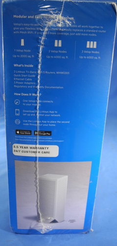Linksys Velop Tri-Band AC2200 Whole Home WiFi Mesh System, 3-Pack (New & Sealed) - Picture 7 of 7