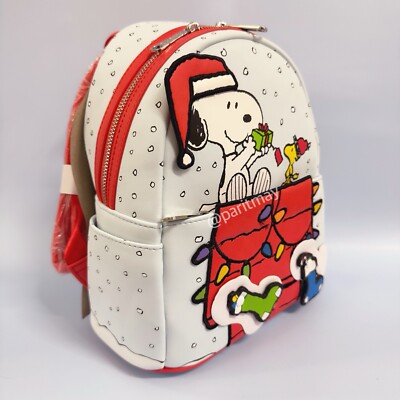 Loungefly Peanuts Gift Giving Snoopy & Woodstock Glow in the  display picture 1