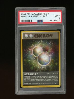 Pokemon PSA 9 MINT 2000 Miracle Energy Japanese Neo Destiny Holo