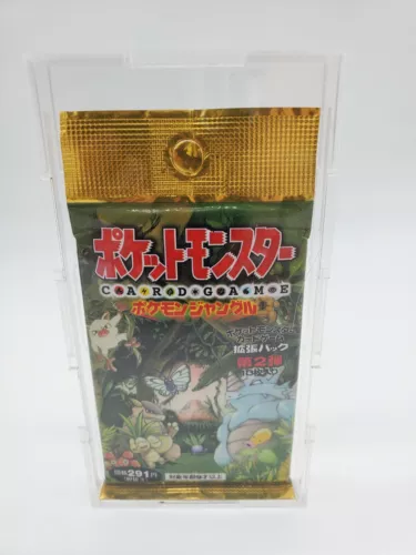Pokemon Acrylic Japanese (Old Versions) Booster Pack Display Case Box Free Ship