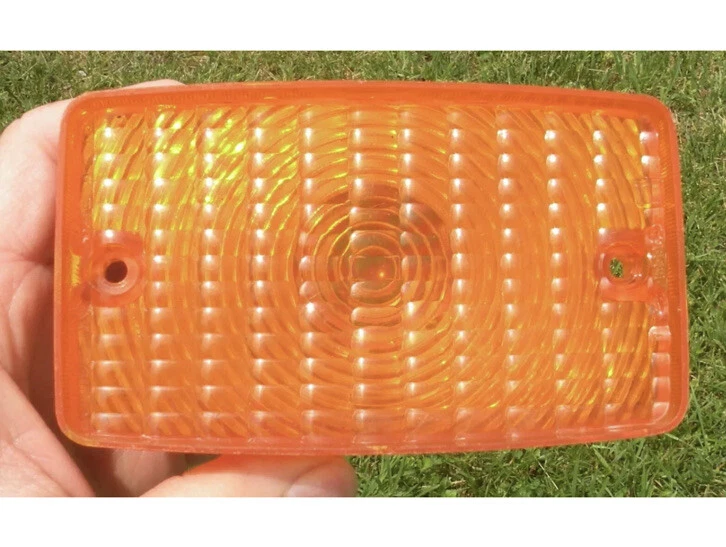 1973 1974 OEM Chevrolet Nova GRILLE MOUNTED AMBER TURN SIGNAL LIGHT 5965816 - Imagem 3 de 4