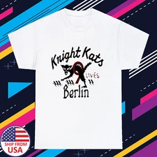 Knight Kats Berlin Motor 9 Lives Men's White Size S-5XL