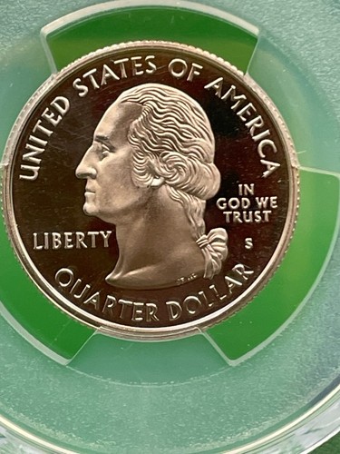2008-S Clad Oklahoma Quarter - PCGS PR69DCAM - Picture 4 of 15