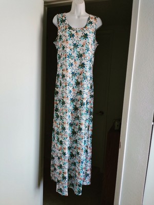 LuLaRoe Floral Dani Sleeveless Long Dress 👗 Size Large (NWOT) | eBay