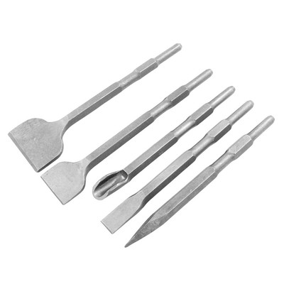 Hex Shank Carbide Chisel SDS Plus Break Concrete Brick Wall Drilling QDE