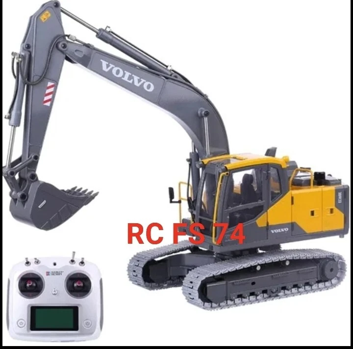 Escavatore Rc Idraulico Volvo EC160E - Double e Hobby - 1:14 - Immagine 3 di 4