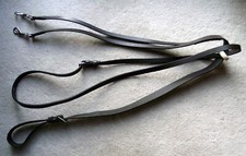 Hunting Cheshire Running Martingale  Cob Havana Leather Spring Clips