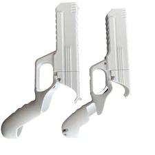 2x PCs Packs VR Game Gun for Meta Oculus Quest 2 Controllers Pistol Case White