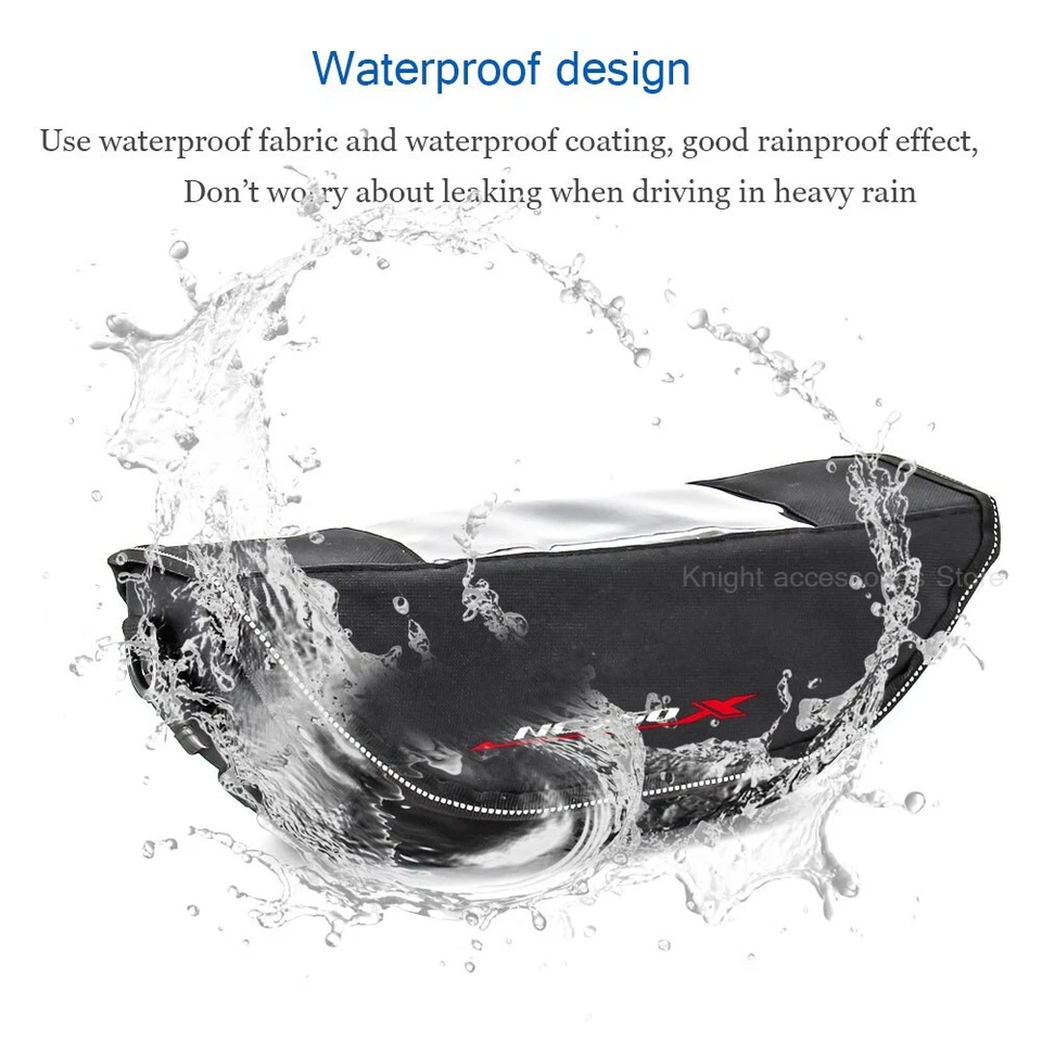 Bolsa de manillar portátil impermeable para Honda NC750X NC 750 700 X Foto 3 de 4