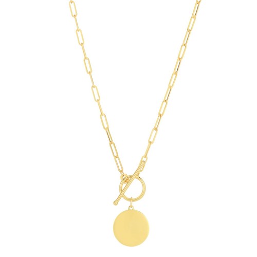 2.5mm Paperclip Chain Engravable Disc 