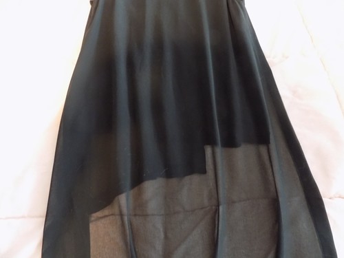 Halston Heritage Asymmetric Drape Layered Top V neck Blouse Sz XS black SO SOFT! - Picture 8 of 9