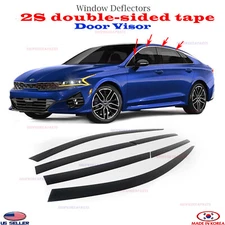 For Kia K5 2021-2025 Window Wind Deflector Door Visor Rain Sun Guard Vent ⭐6pcs⭐