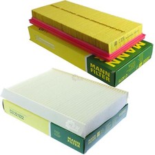 MANN-FILTER Filtersatz Innenraumfilter Luftfilter für Fiat 500L 1.4