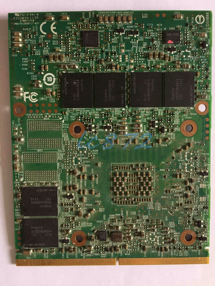 MSI NVIDIA GEFORCE GTX 570M 1.5GB DDR5 N12E-GT-A1 MS-1W051 VER:1.1 VIDEO CARD - Image 3 of 3