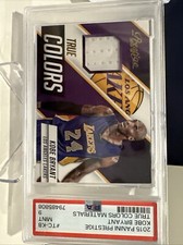2015 Panini Prestige Kobe Bryant True Colors Materials