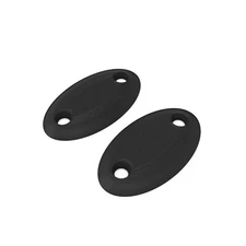 Toyota MR2 1987-2007 Sun Visor Delete Blank Plates Pair Black