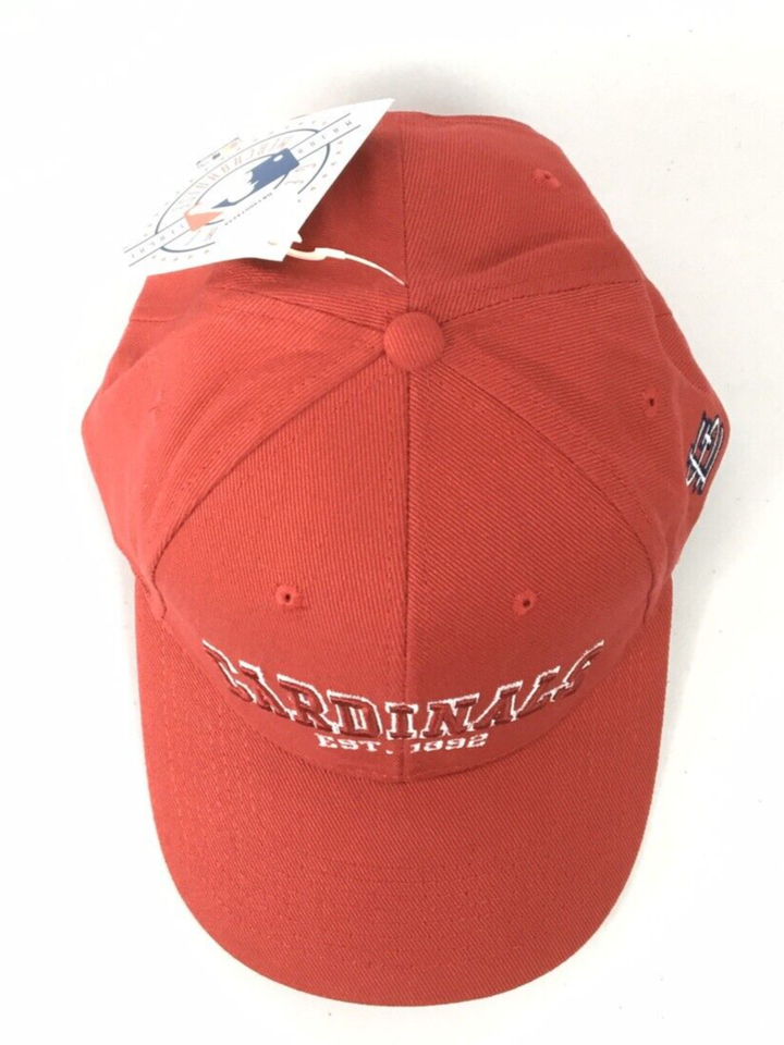 VINTAGE ST. LOUIS CARDINALS StrapBACK Block Letter TRUCKER MLB BASEBALL