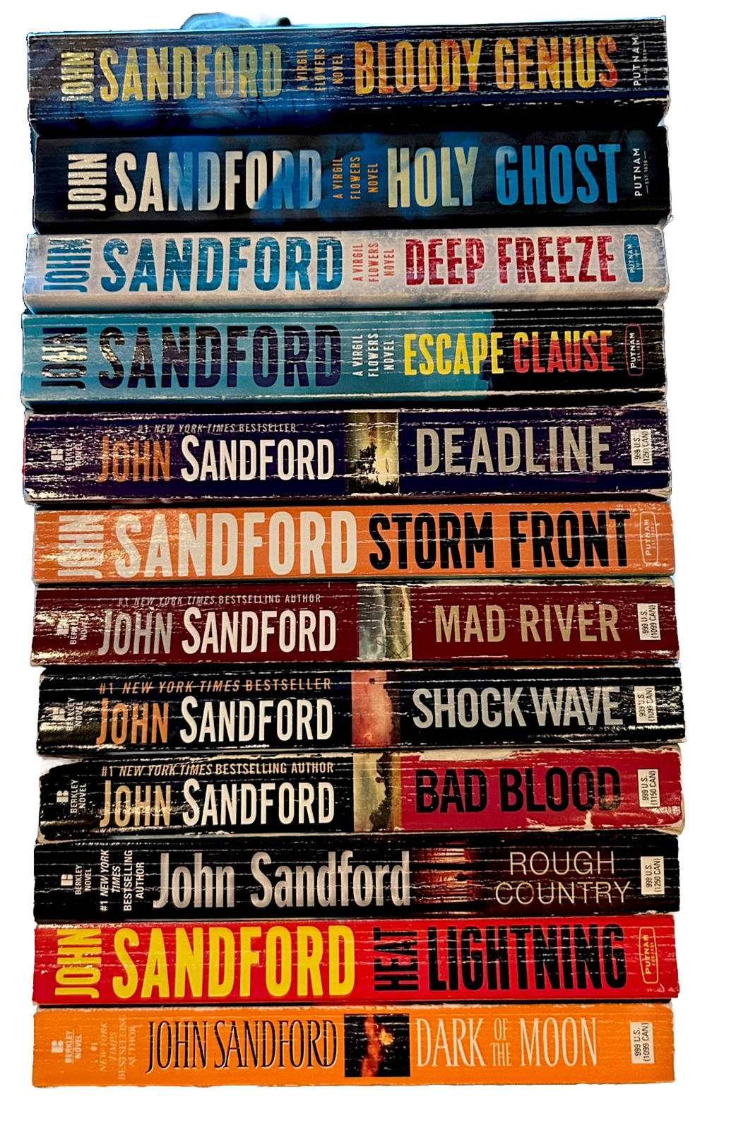 John Sandford VIRGIL FLOWERS Complete Series Lot of 12 (112) eBay