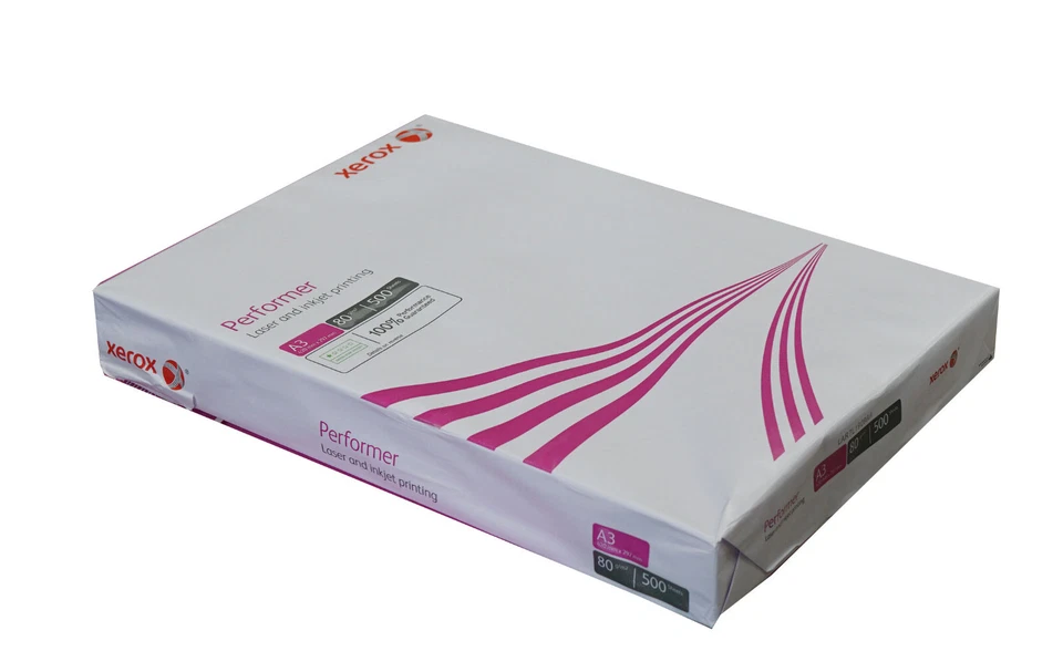 5 Reams 2500 Sheets Xerox A3 80 gsm Performer Paper for Laser Inkjet & Copier - Image 4 of 4