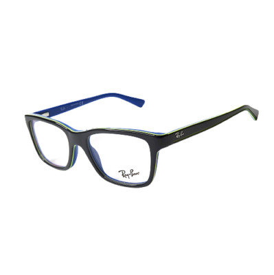 New Ray Ban Kids Eyeglasses RB 1536 3600 Gray on Blue Junior Frame 48-16-130