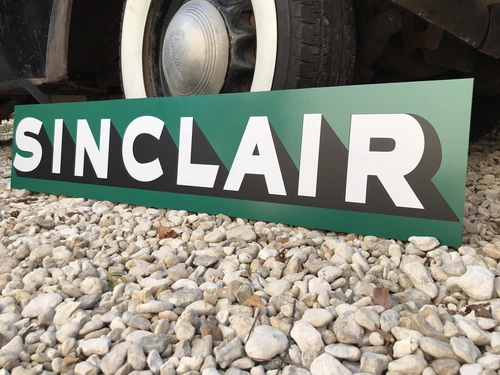Antique Vintage Old Style Sinclair Gas Oil Shop Sign!