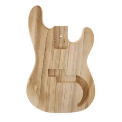 Unfertiger Schurholz-Gitarrenkörper geeignet für Präzisionsbass, Ahornholz