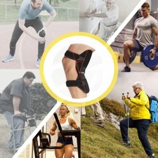 2 Pcs Joint Support Brace Knee Pads Booster Lift Squat Sports Power Spring Force