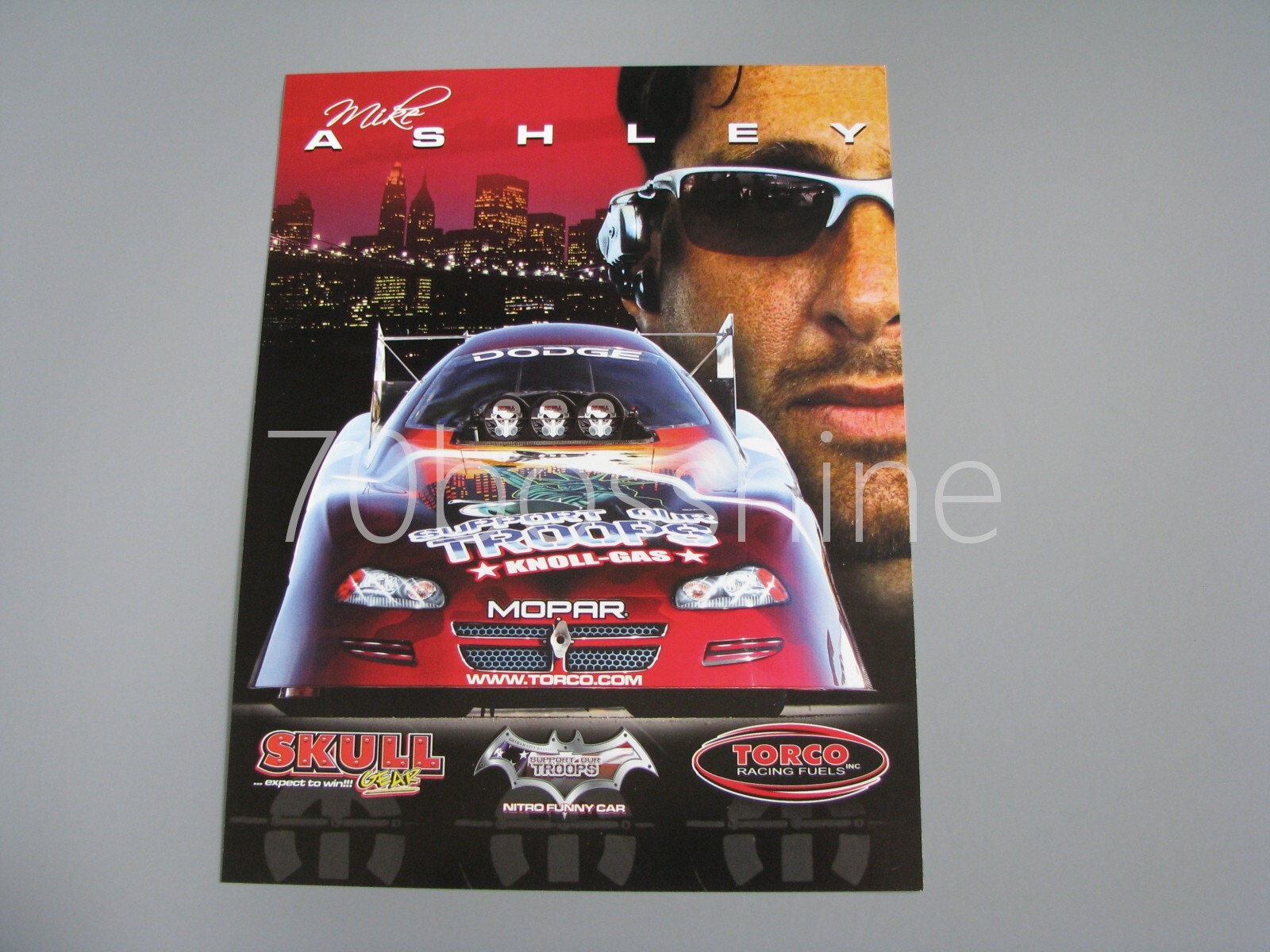 Shull Drag Racing 2006 MIKE ASHLEY SKULL TORCO TROOPS FUNNY CAR 8