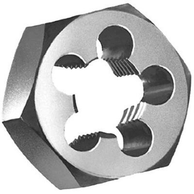 45mm Metric Hexagon Rethreading Die, Carbon Steel, Right Hand Thread by MDX
