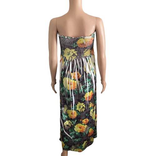 Just Love Maxi Sun Dress Womens Medium Multicolored Floral - Picture 2 of 16