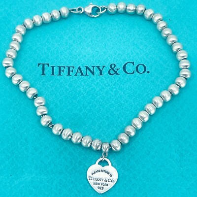 Tiffany & Co. Return To Tiffany Oval Tag Ball Chain Bracelet