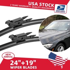 24"19" Front Windshield Wiper Blades For BMW 3 Serie E90 E91 F30 F31 F34 F80