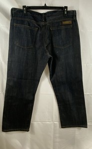 Burberry Brit Men's Straight Leg Jeans Dark Wash Denim Size 36x26