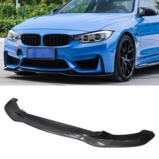 For BMW F80 F82 F83 2015-2018 Carbon Fiber PSM Style Front Bumper Lip Spoiler
