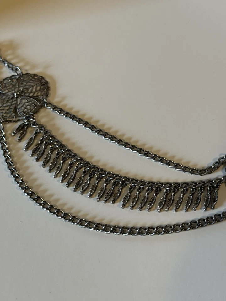 Единственный в своем роде винтажный женский пояс на цепочке 1960-1970-х годов Koskot размер S редкий - Изображение 3 из 4