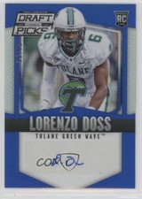 2015 Panini Prizm Collegiate Draft Picks Blue /75 Lorenzo Doss #213 Auto 0ae