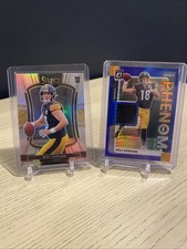 2025 Panini Optic & Select Will Howard  2 Card Lot - Silver And Blue Hyper Patch