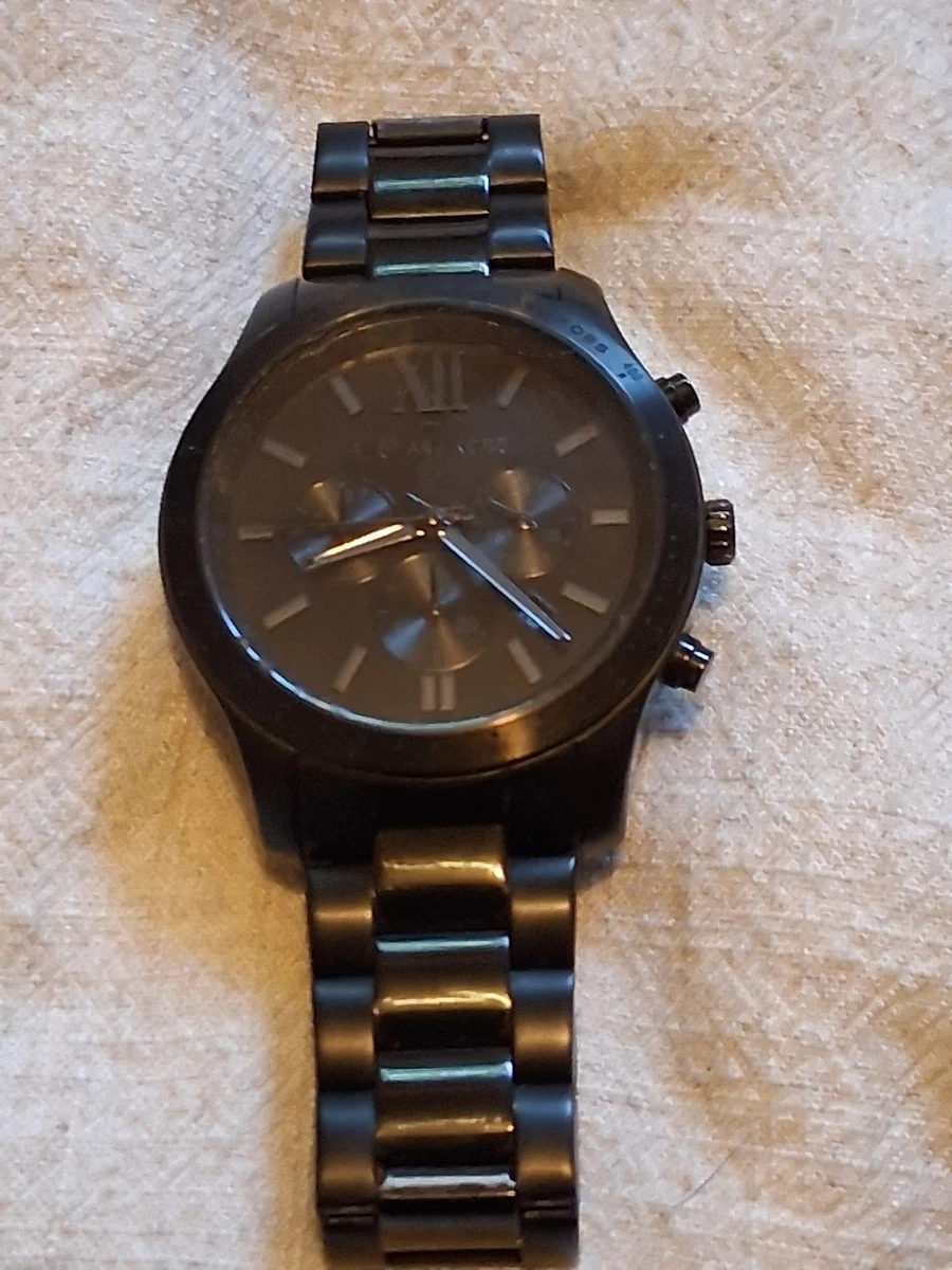 NWT Michael Kors Lexington Chronograph Quartz Black Dial Watch Michael Kors Men main image 3