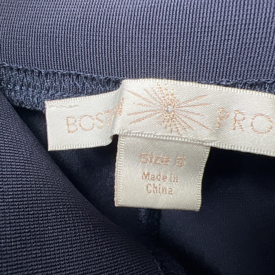 Pantalón de viaje Boston Proper Beyond pierna recta azul marino elástico talla S Foto 2 de 4