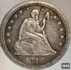 1846 Seated Liberty Quarter